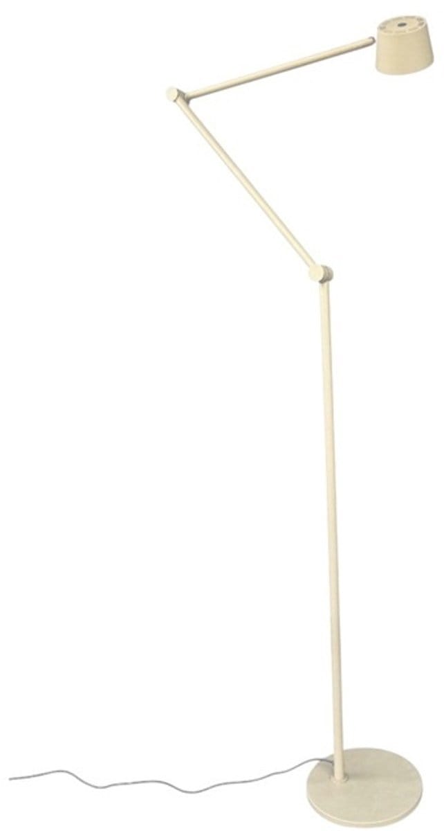 Freelight Vloerlamp Cugino Crème 2-Arm incl. Dimmer