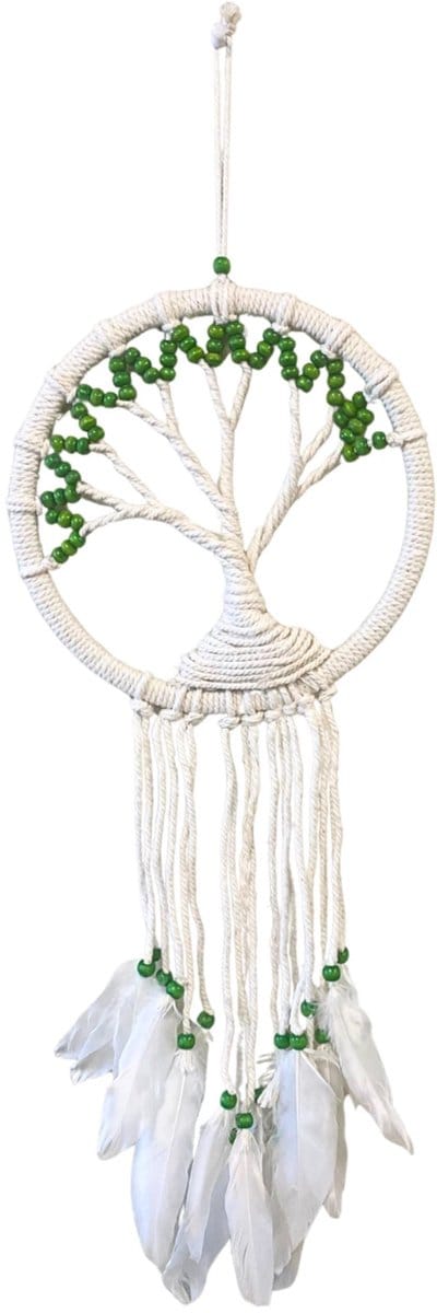 Dromenvanger - Tree of Life - groen - 22cm - Dream Catcher
