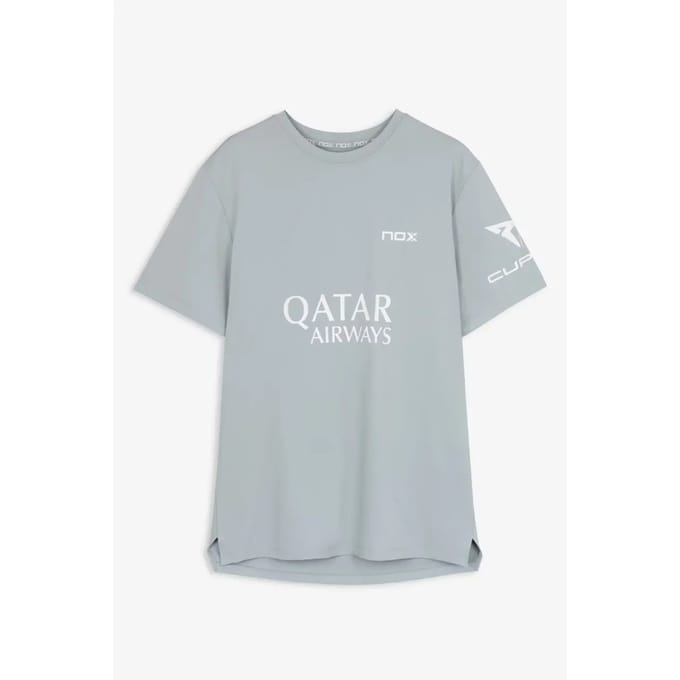 Nox At10 T-shirt Met Korte Mouwen Grijs S Man