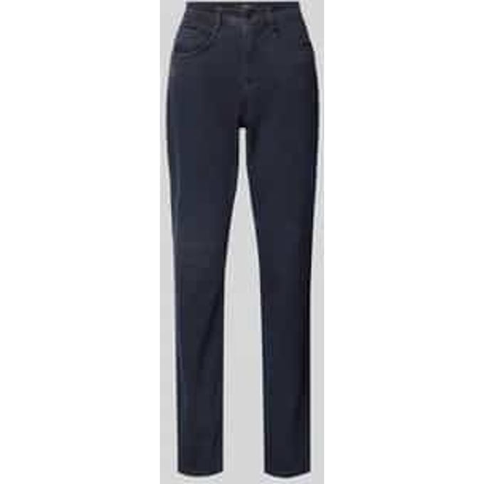 Brax Dames Jeans  Style CAROLA CLEAN DARK BLUE, denim donkerblauw, maat 48
