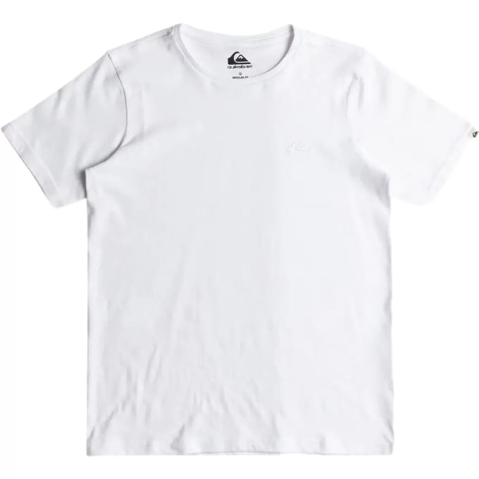 Quiksilver Basic Screen T-shirt Met Korte Mouwen Wit 10 Years Jongen