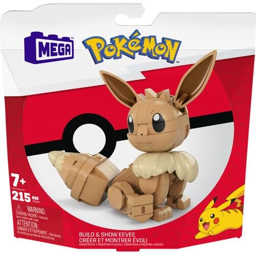 Mega Bloks Construx Pokémon Build & Show Eevee Bekende knuffels