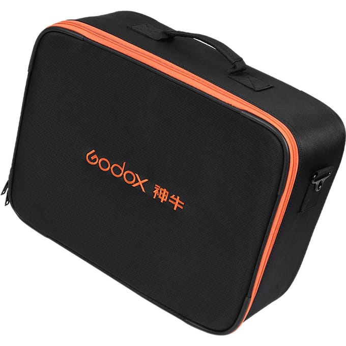 Studioflitser Strobe Gevoerde Harde Draagtas Opbergtas Zwart voor Godox AD600/AD360 Serie Flitser black