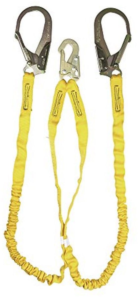 Dubbele Been Interne Schoklanyard 6 Voet met Rebar Haak