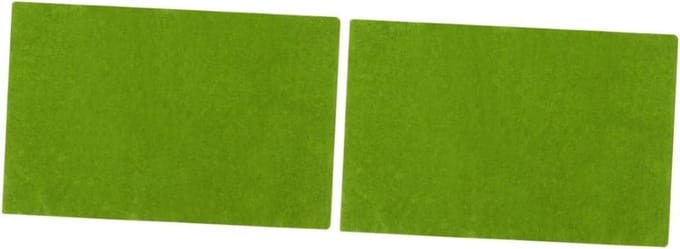 Kunstgrasmat - Nep grasmat - Landschapsmodel maken - Papieren onderkant - 100x35 cm - Groen