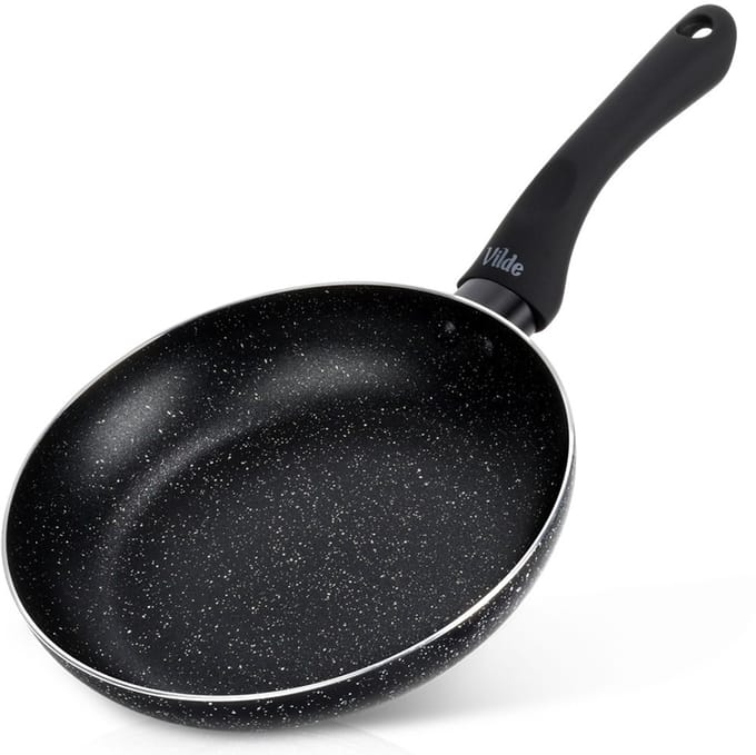 Koekenpan Graniet BLACK LINE 20 cm - Multifunctionele Pan voor Vlees - Groenten