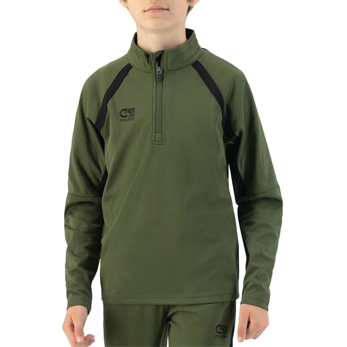 Cruyff Turn Tech Half Zip Trainingssweater Junior - Maat 128