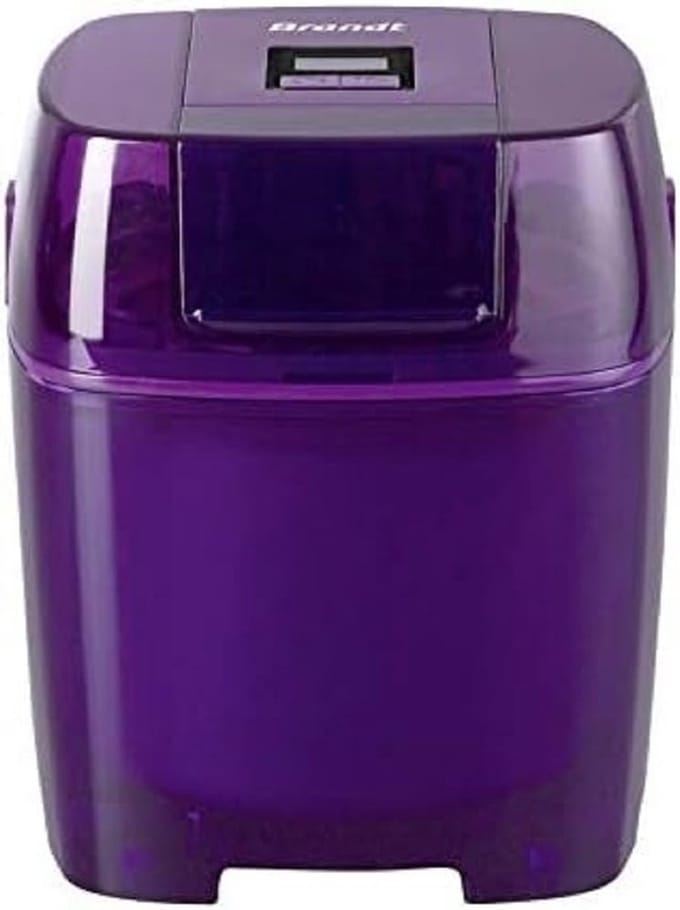 IJsmachine - Dessert maker - Zelf ijs maken - Digitale timer - 1.5 Liter - Paars
