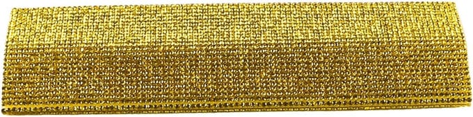 Microfoonhoes Glitter - Microfoon Accessoire - Feestelijke Optredens - Zachte Binnenvoering - 18.2 cm Hoog - Goud