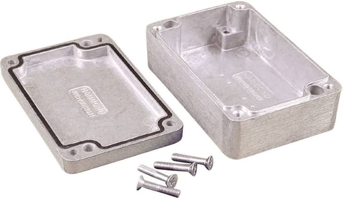Hammond Electronics 1550Z111 – Universele behuizing – 115 x 65 x 55 mm – Aluminium – Natuur