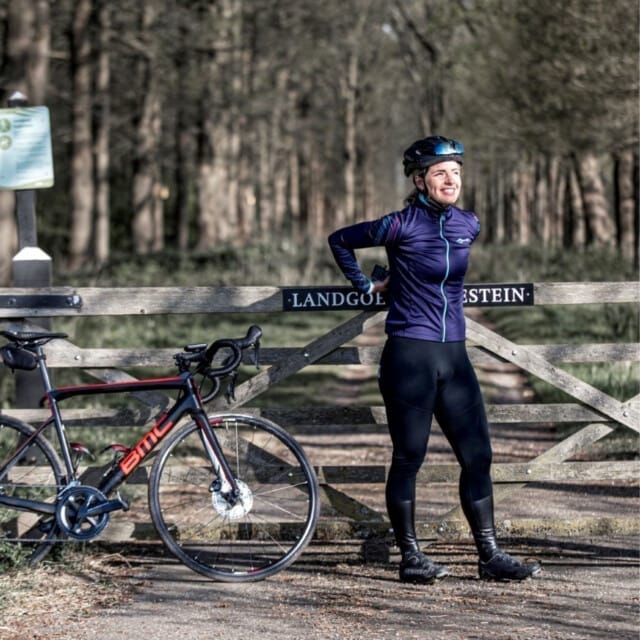 Rogelli Halo Lange Fietsbroek - Dames - Zwart - Maat L