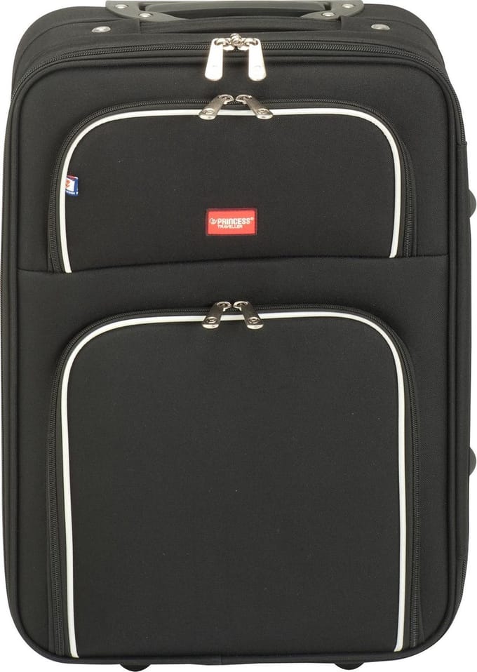 Princess Traveller Barcelona - Handbagage Koffer - Zwart - S - 50cm