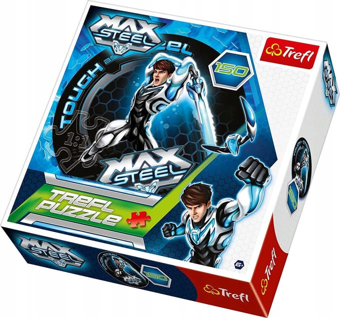 Trefl 150 Max Steel Ronde puzzel: Sterk als Staal