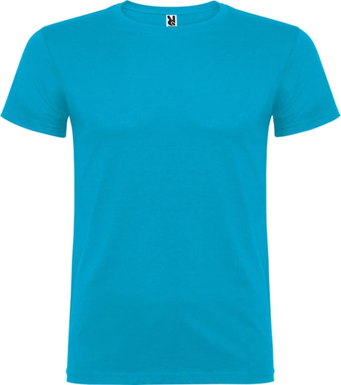 Turqoois 5 pack t-shirts Roly Beagle maat XL