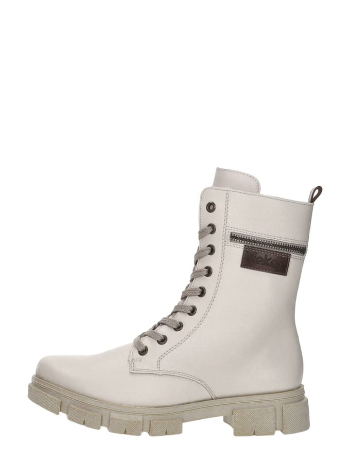 Rieker Veterboots Beige Synthetisch 172208 - Dames - Maat 36