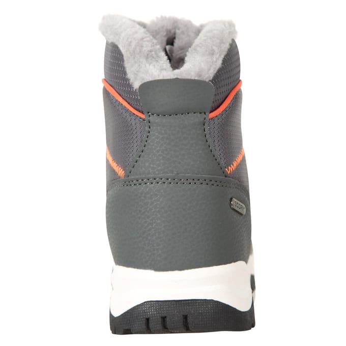 Mountain Warehouse Comet Waterdichte Sneeuwlaarzen voor Kinderen/Kinderen (Grijs/Oranje)