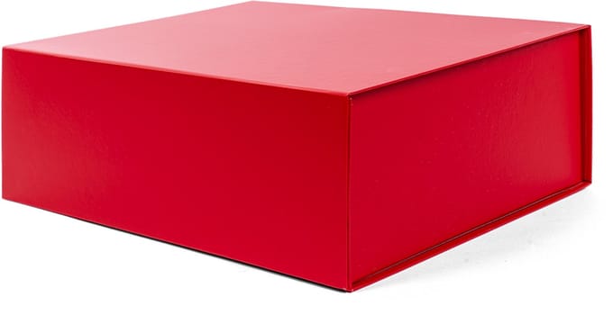 Geschenkdoos (2 Stuks) - Rood - 35x25x11 - Magnetisch - Opvouwbaar