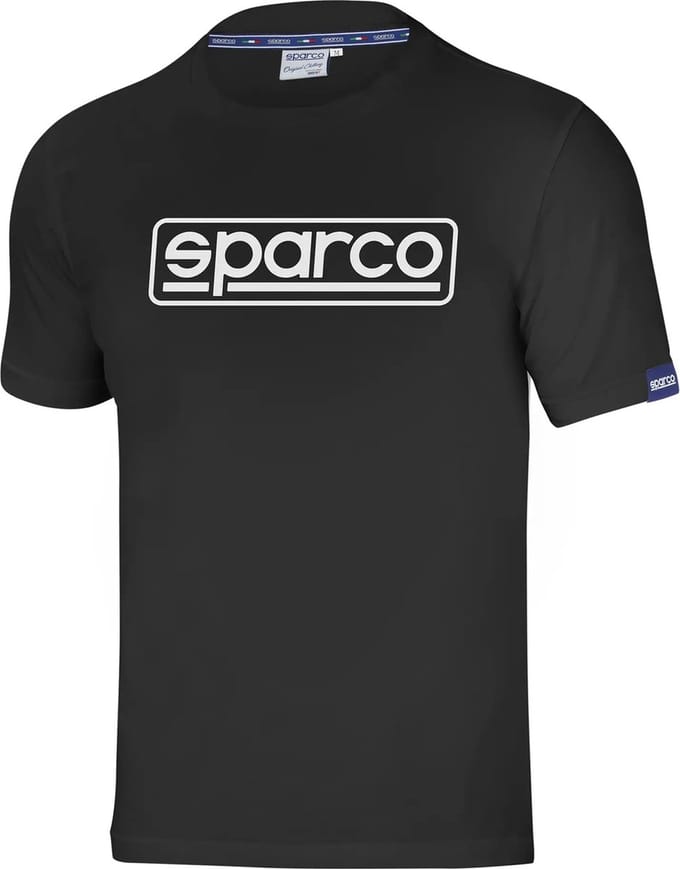 Sparco Frame T-Shirt - Wit/Zwart
