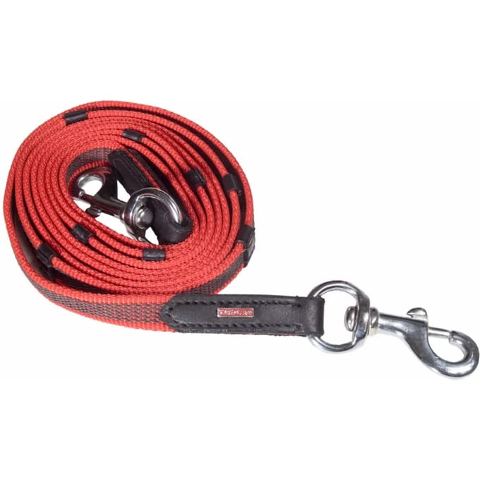 Rubberen teugels met stoppers Karlslund