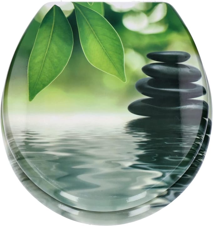 Ovale Toiletbril met Softclose en Houten Kern - Universele Montage