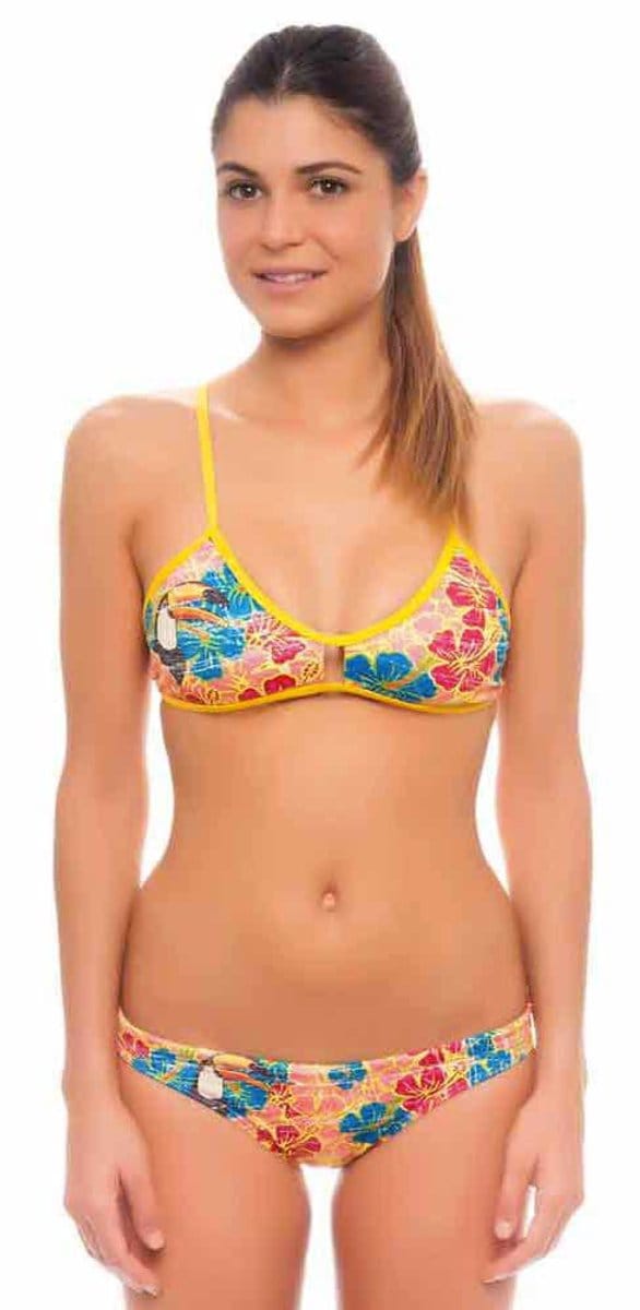 Turbo Tropical Tucan Knotties Bikini Veelkleurig M Vrouw