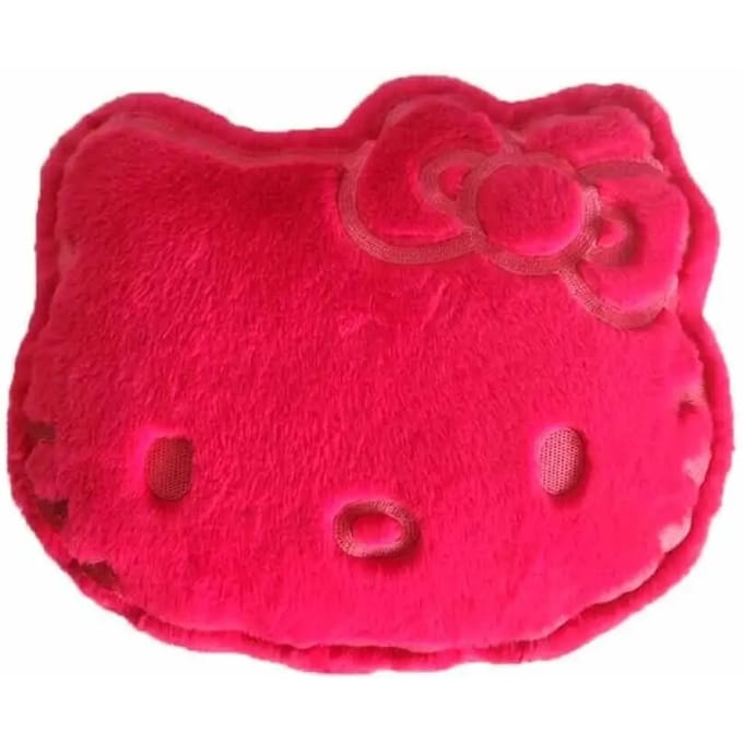 Kussen Hello Kitty imitatiebont kussen met borduursel