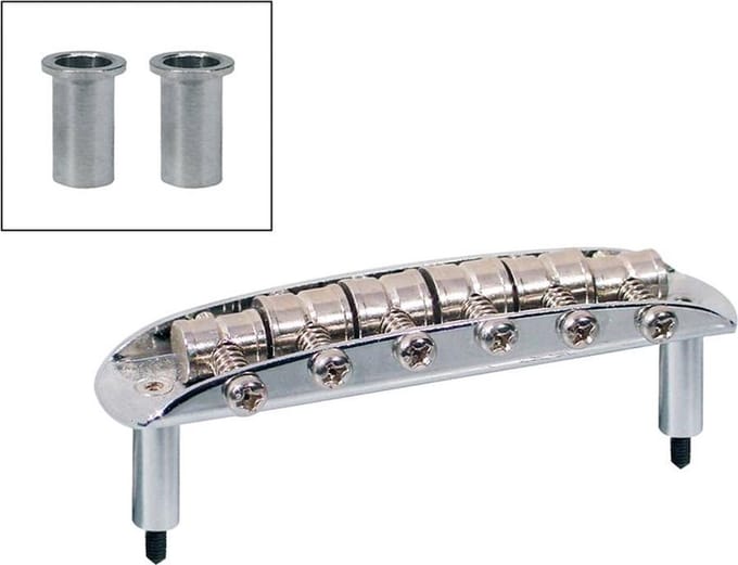 Boston B-450-C Mustang Style Brug voor E-gitaar - Chroom