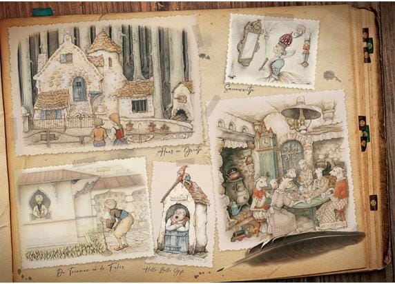 Jumbo Premium Collection Puzzel Anton Pieck Efteling - Legpuzzel - 1000 stukjes