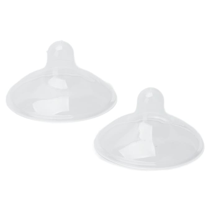 2 Sets Transparante Tepelbeschermers Vloeibare Siliconen Borstvoedings Beschermhoes voor Kraamvrouwen white