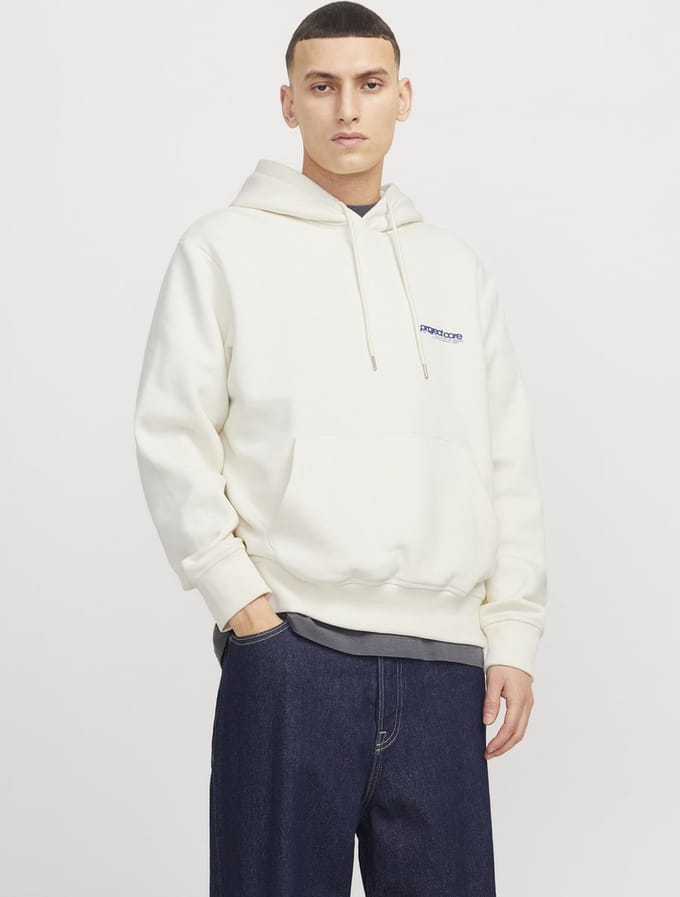 JACK&JONES - JCOUNION PRINT SWEAT HOOD NOOS - Heren - Sweaters