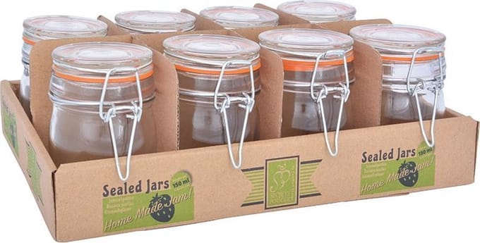 Inmaakbokalen 150 ml - set van 8 stuks