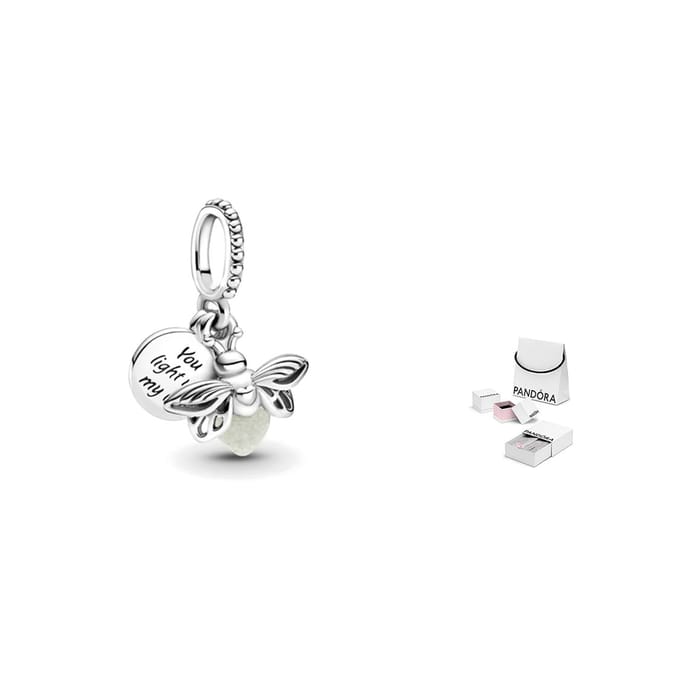 Pandora - Glow in the dark - 799352C01 - bedel - zilver