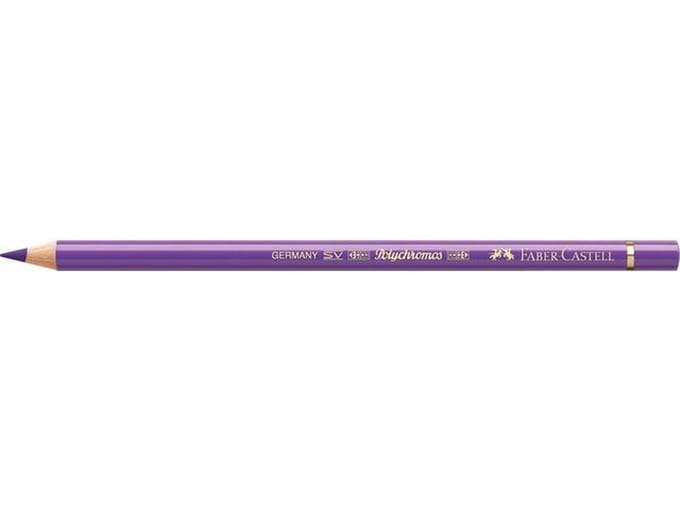 Kleurpotlood Faber Castell Polychromos 138 violet doos met 6 stuks