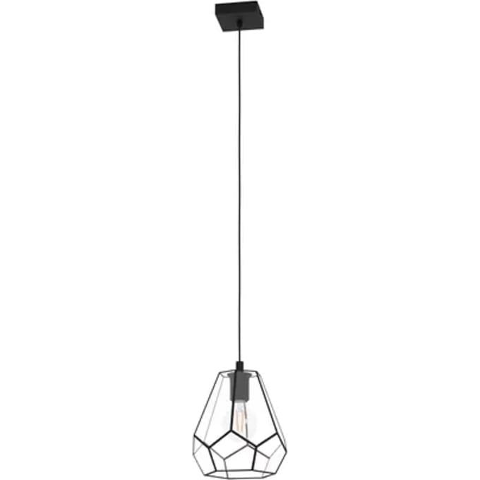 EGLO Mardyke Hanglamp - E27 - Ø 23 cm - Zwart