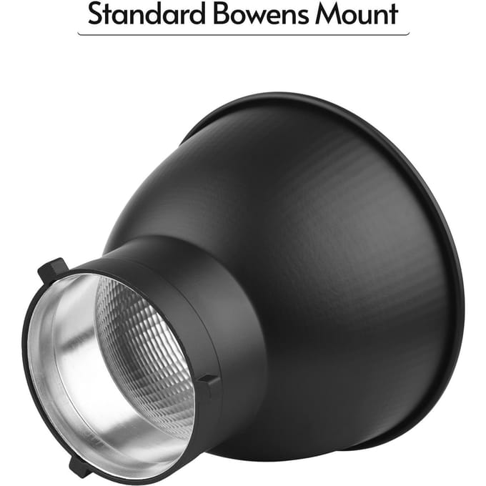 7 inch standaard reflector diffuser lampenkap schotel met voor Bowens Mount Studio Strobe Flash Light zwart