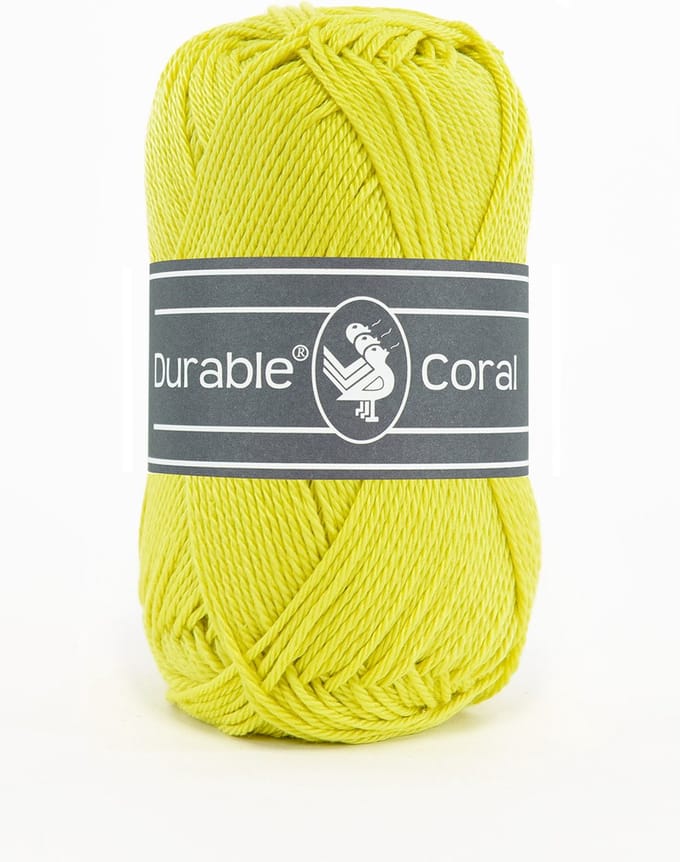 Durable Coral - 351 light lime - Gemerceriseerd Katoen Garen