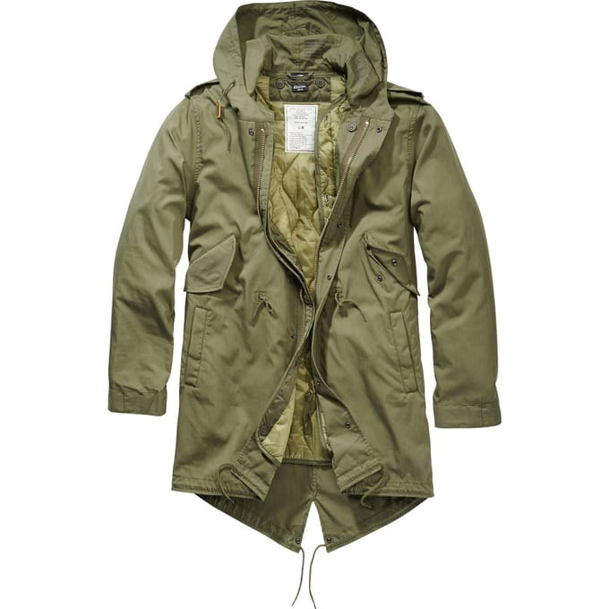 Brandit Parka - M51 Parka - S tot 5XL - voor Mannen - olijf