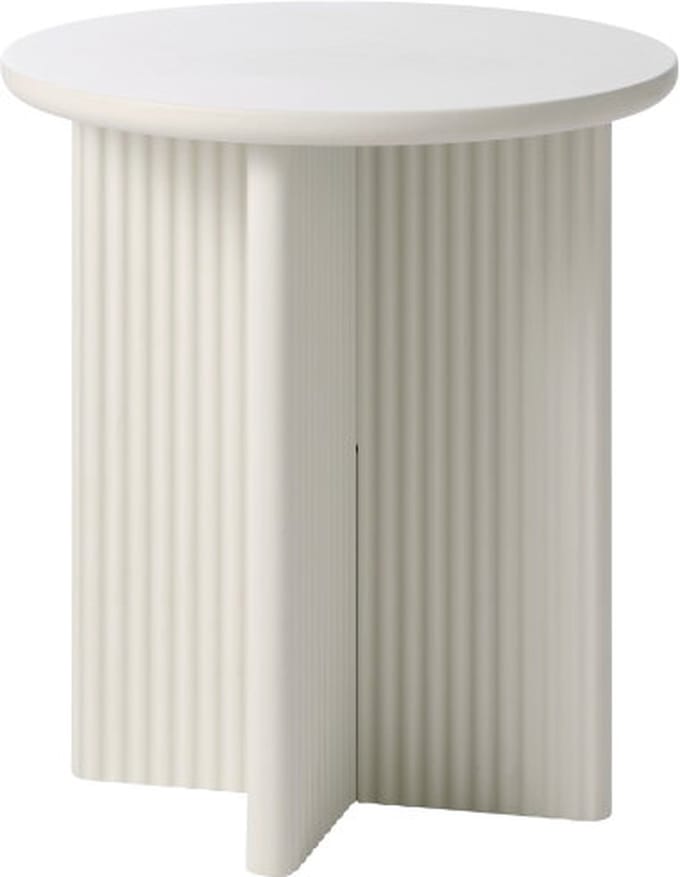 Bijzettafel Palma rond 50 cm - Greige