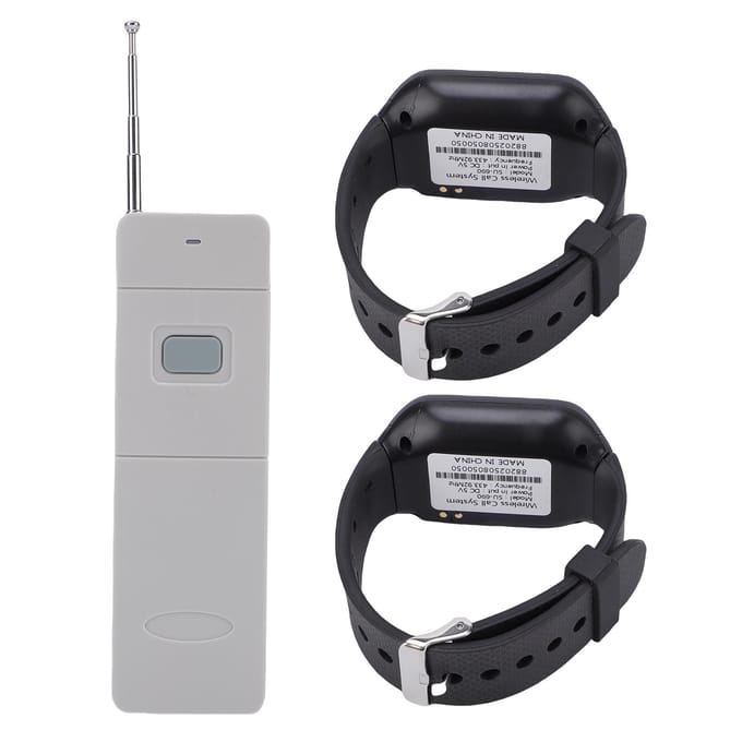 Draadloos Oproepsysteem Pager Verpleegoproepsysteem voor Restaurant Food Truck gray