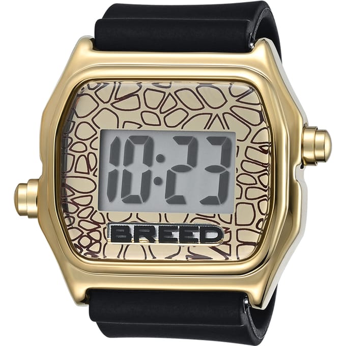 Breed Austin LCD siliconen ringhorloge