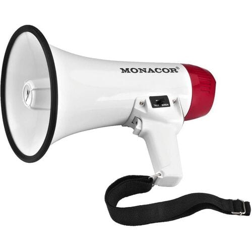 Monacor TM-10 Megafoon Met geluiden