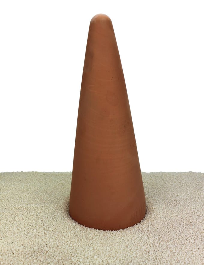 CeramicNature Discuskegel Rood Ã¸10x25cm