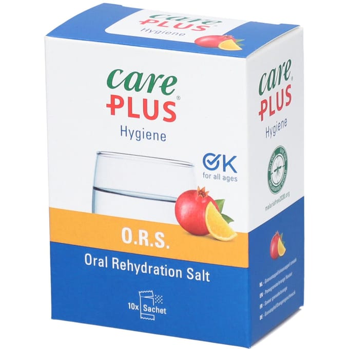 Care Plus O.R.S. - Granaatappel / Sinaasappel - 10 stuks