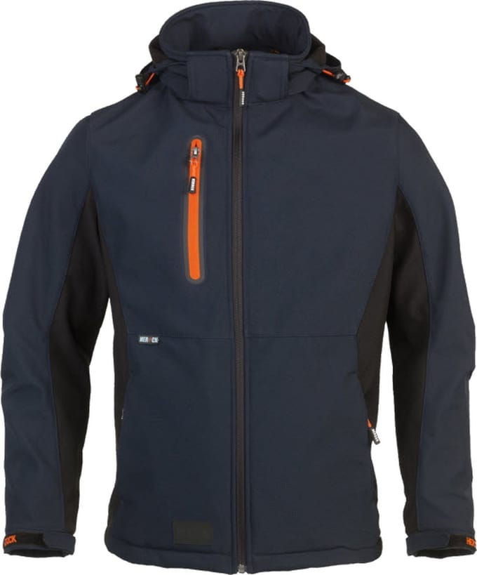Herock Trystan softshell werkjas Experts (1903) - Marine | Zwart - XS
