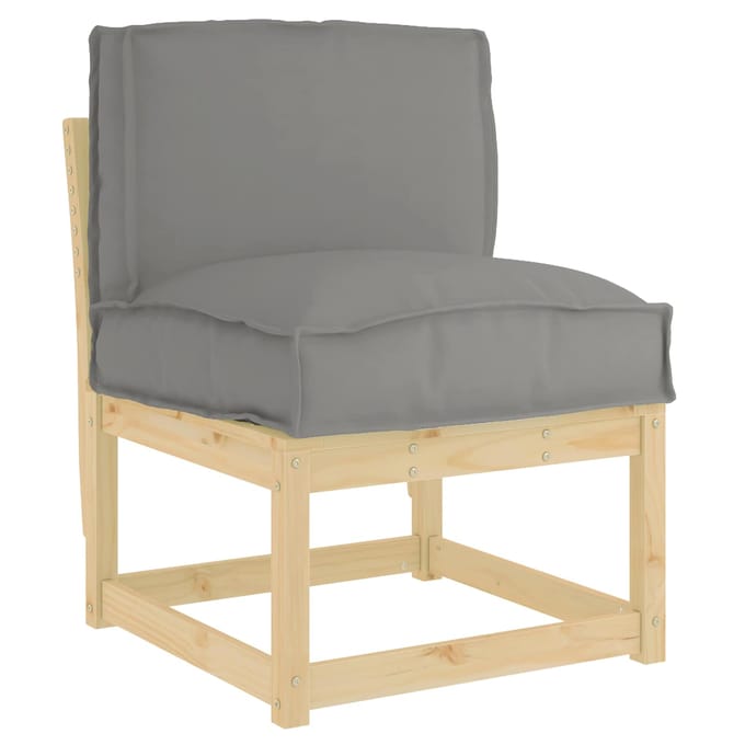 vidaXL - Kussen - Grijs - 50 - x - 40 - x - 12 - cm - Oxford - Stof