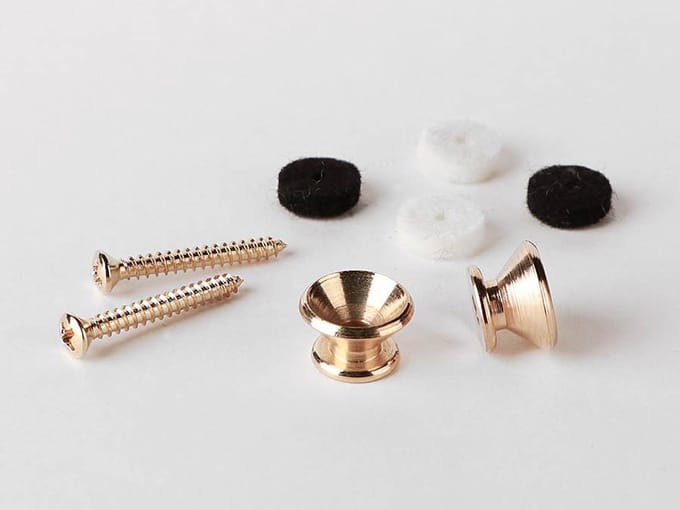 Fender Pure Vintage Strap Buttons Gold - Gitaaronderdeel