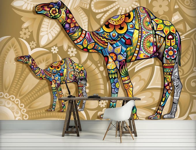 Poster | Goud | 104 x 70,5 cm