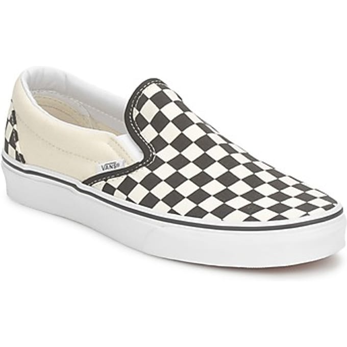 Vans Checkerboard Classic Slip-On Sneaker - Black / Off White