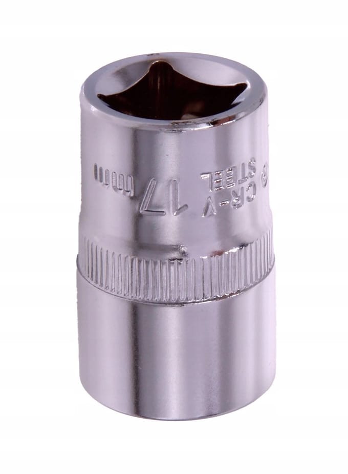 ROOKS 1/2" 17mm Dopslagsleutel, 6-kantig, Professioneel