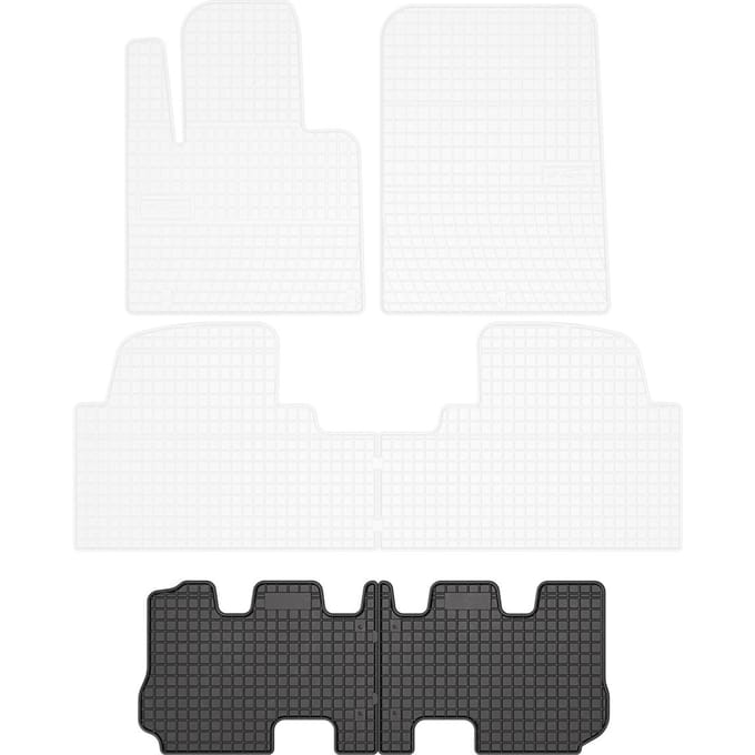 Rubbermatten Hyundai Santa Fe 2013-2018 (geschikt voor 3e zitrij) - Frogum